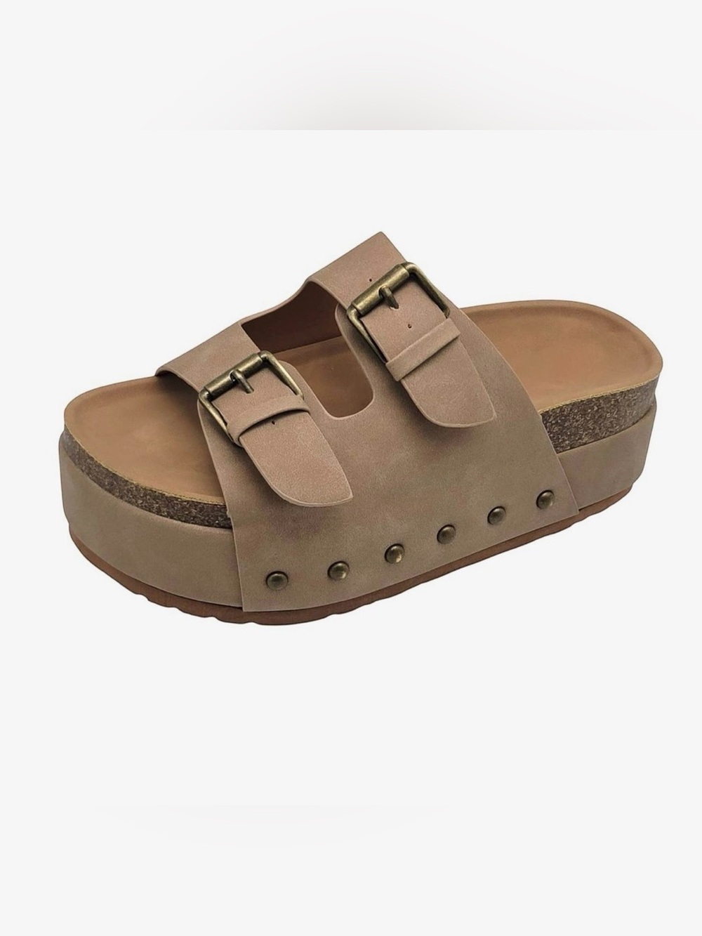 Cork buckled platforms